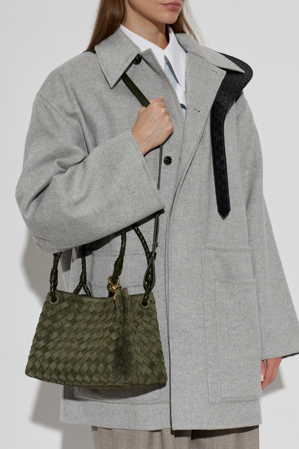 Bottega Veneta Zamatová taška „Parachute“