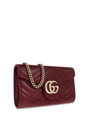 Gucci Cartera en cadena "GG Marmont"