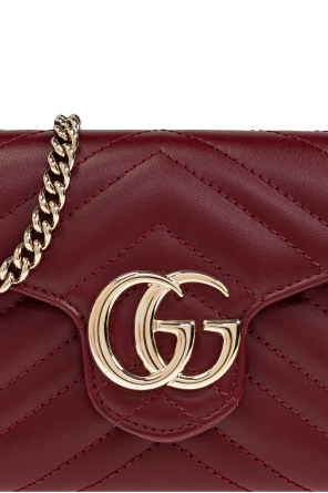Gucci Cartera en cadena "GG Marmont"