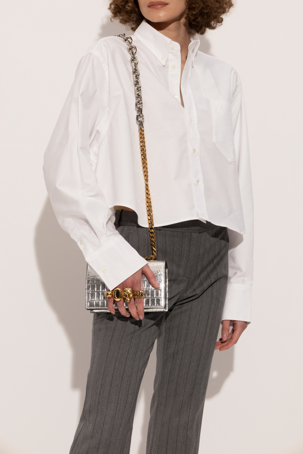 Alexander McQueen Bolso de hombro "Jewelled Mini"