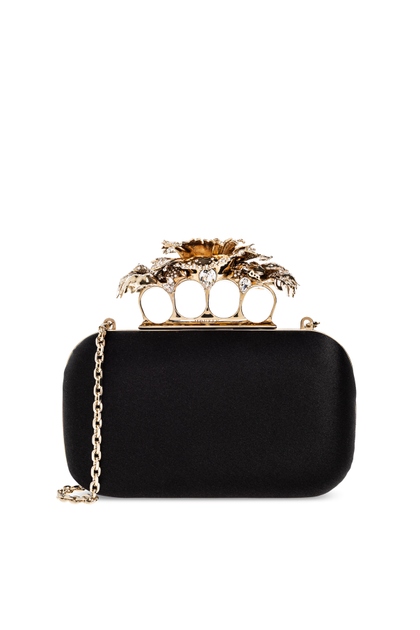 Carnation Knuckle clutch od Alexander McQueen