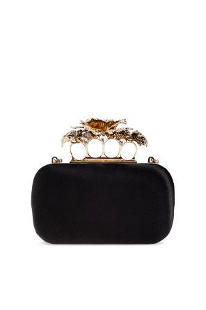 Alexander McQueen Carnation Knuckle clutch