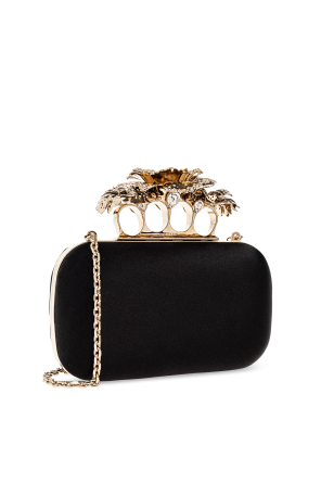 Alexander McQueen Carnation Knuckle clutch
