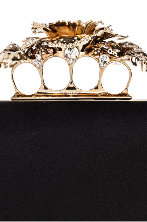 Alexander McQueen Carnation Knuckle clutch