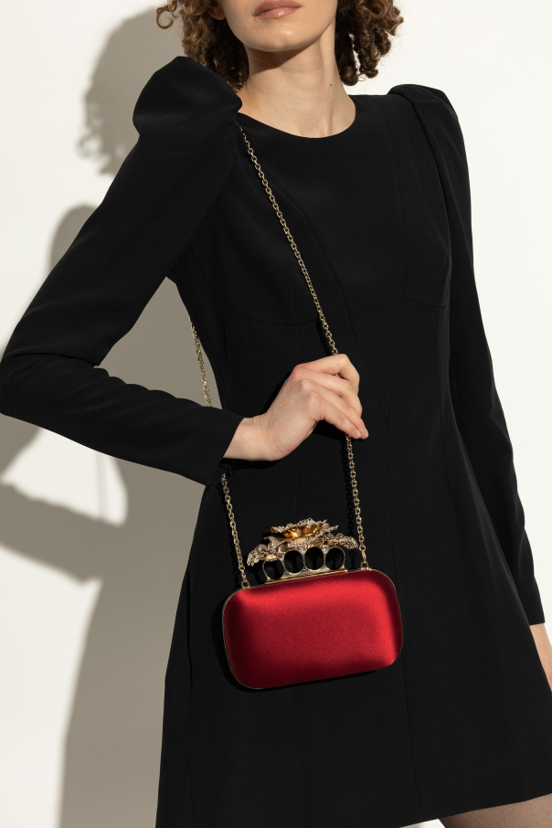 Alexander McQueen Kopertówka `Carnation Knuckle`