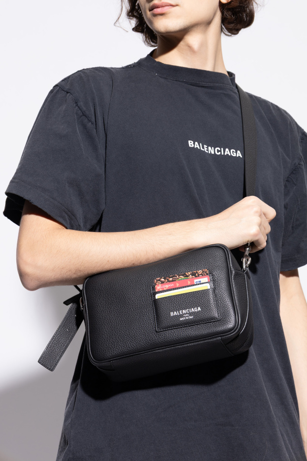 Balenciaga Bolso bandolera de cuero "Credit"