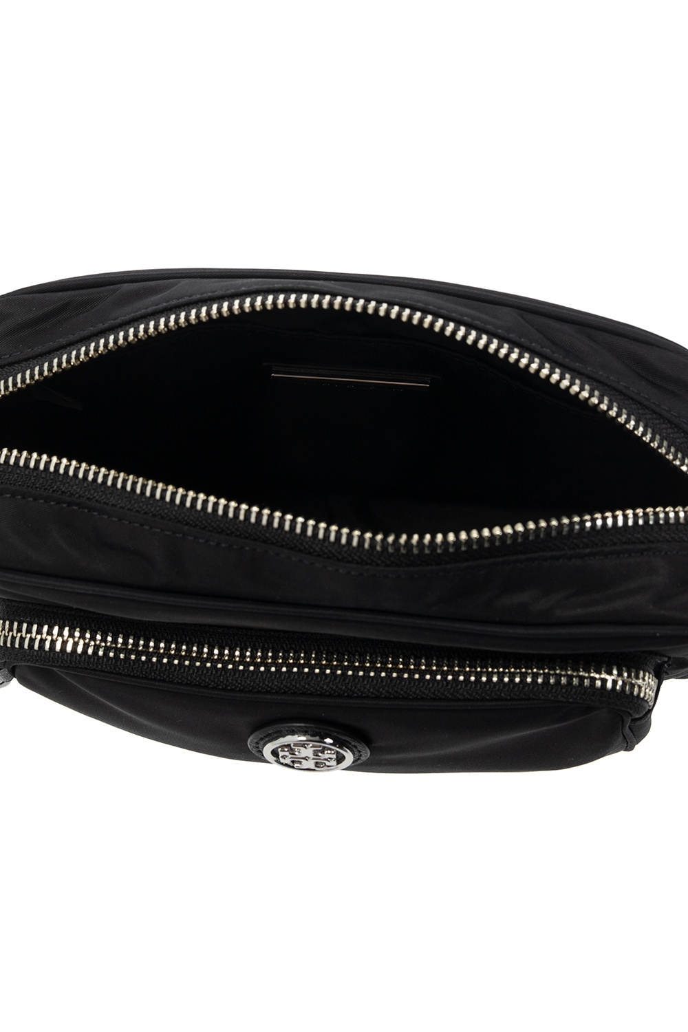 Tory Burch Make accessorising a luxurious experience when wearing this black bum bag from