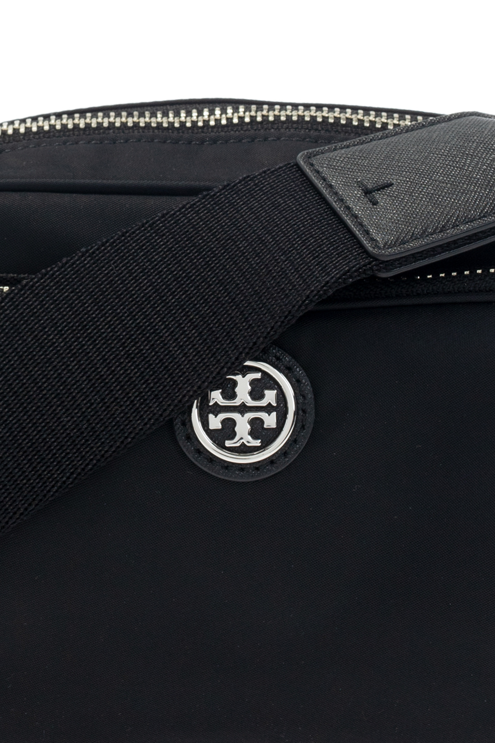 Tory Burch Small Virginia Nylon Shoulder Bag in Black