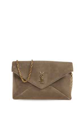 Suede shoulder bag