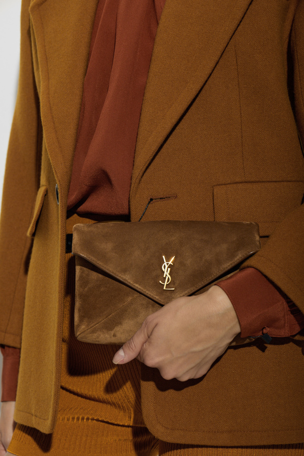Saint Laurent Mala tiracolo de camurça