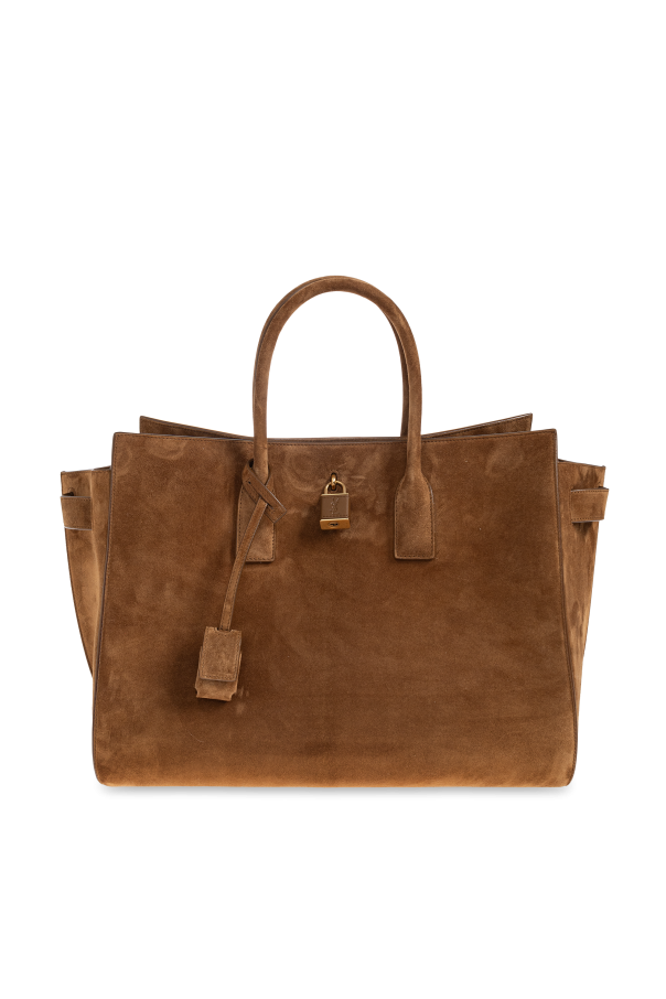 Suede bag `Sac De Yoyr Large` od Saint Laurent