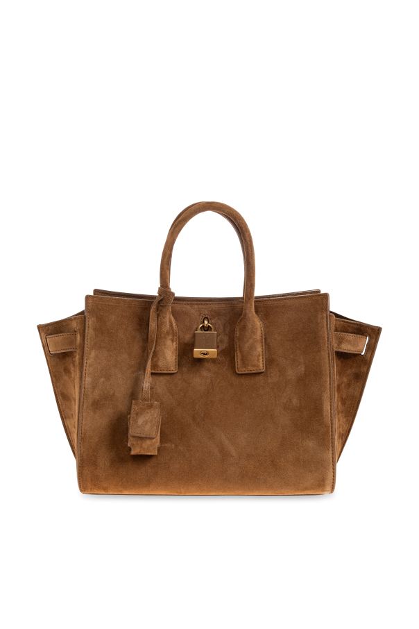 Suede bag `Sac De Your Small` od Saint Laurent