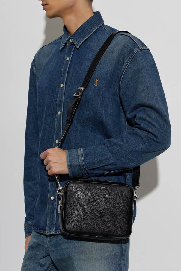 Saint Laurent Bolso bandolera con logo