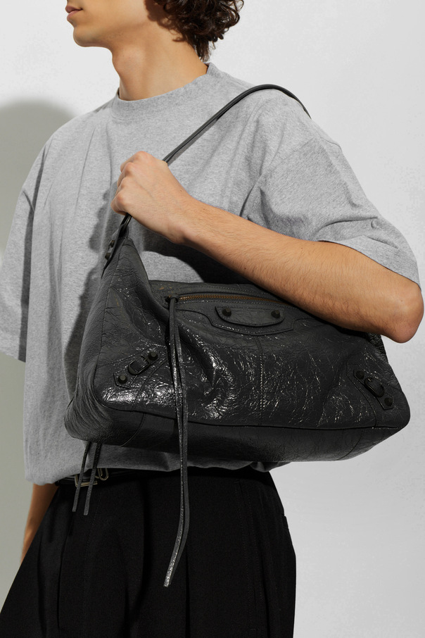 Balenciaga Geantă de umăr ‘Le City Moto Medium’