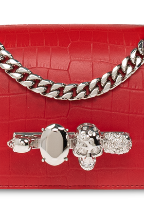 Alexander McQueen Kožená kabelka „Jewelled“