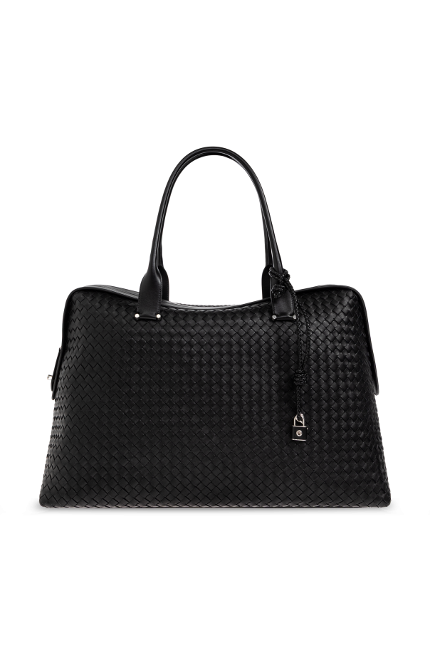 Leather travel bag od Bottega Veneta