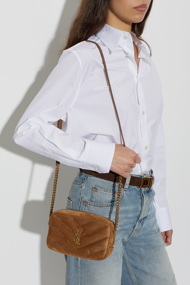 Saint Laurent Suede shoulder bag ‘LouLoui’