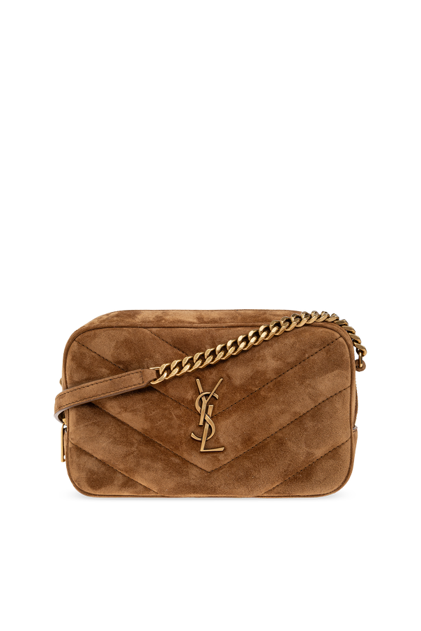 Suede shoulder bag ‘LouLou Mini’ od Saint Laurent