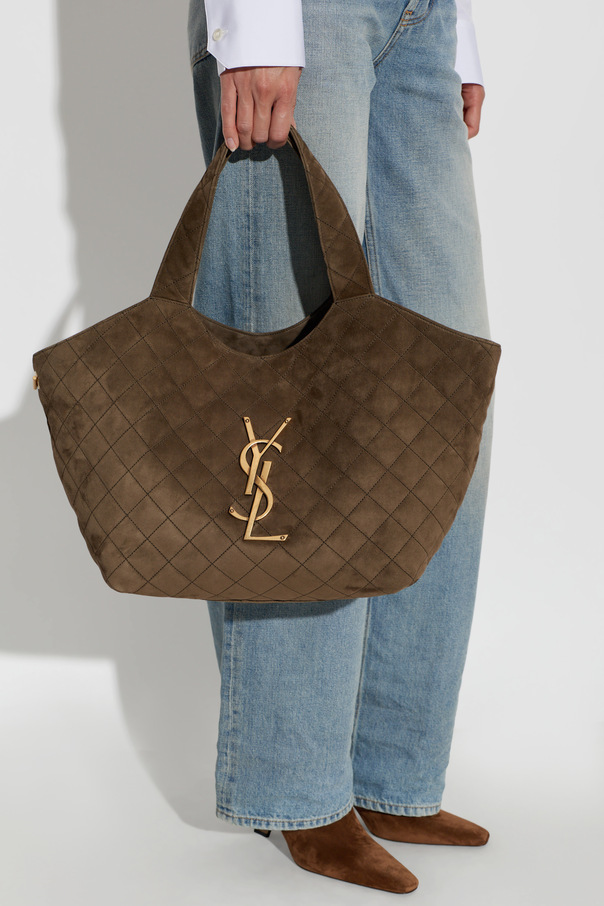 Saint Laurent Suede tote bag ‘Icare Medium’