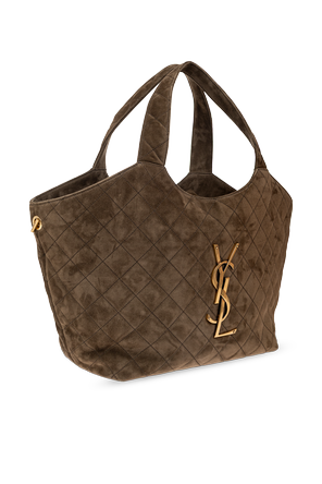 Saint Laurent Suede tote bag ‘Icare Medium’