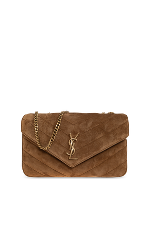 ‘LouLou Medium’ suede shoulder bag