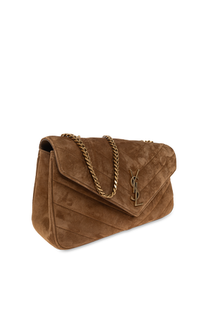 Saint Laurent ‘LouLou Medium’ suede shoulder bag
