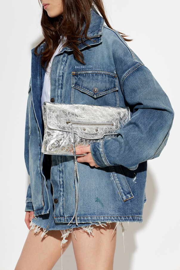 Balenciaga ‘Le City Clutch Metallized’ clutch