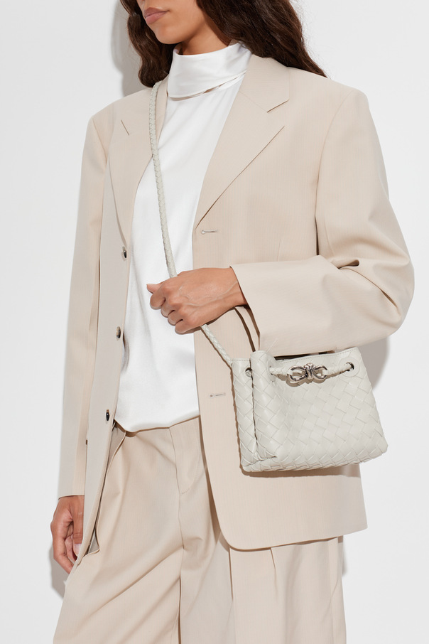Bottega Veneta Kožená taška ‘Andiamo Mini’