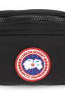 Canada Goose BLACK Belt bag with logo