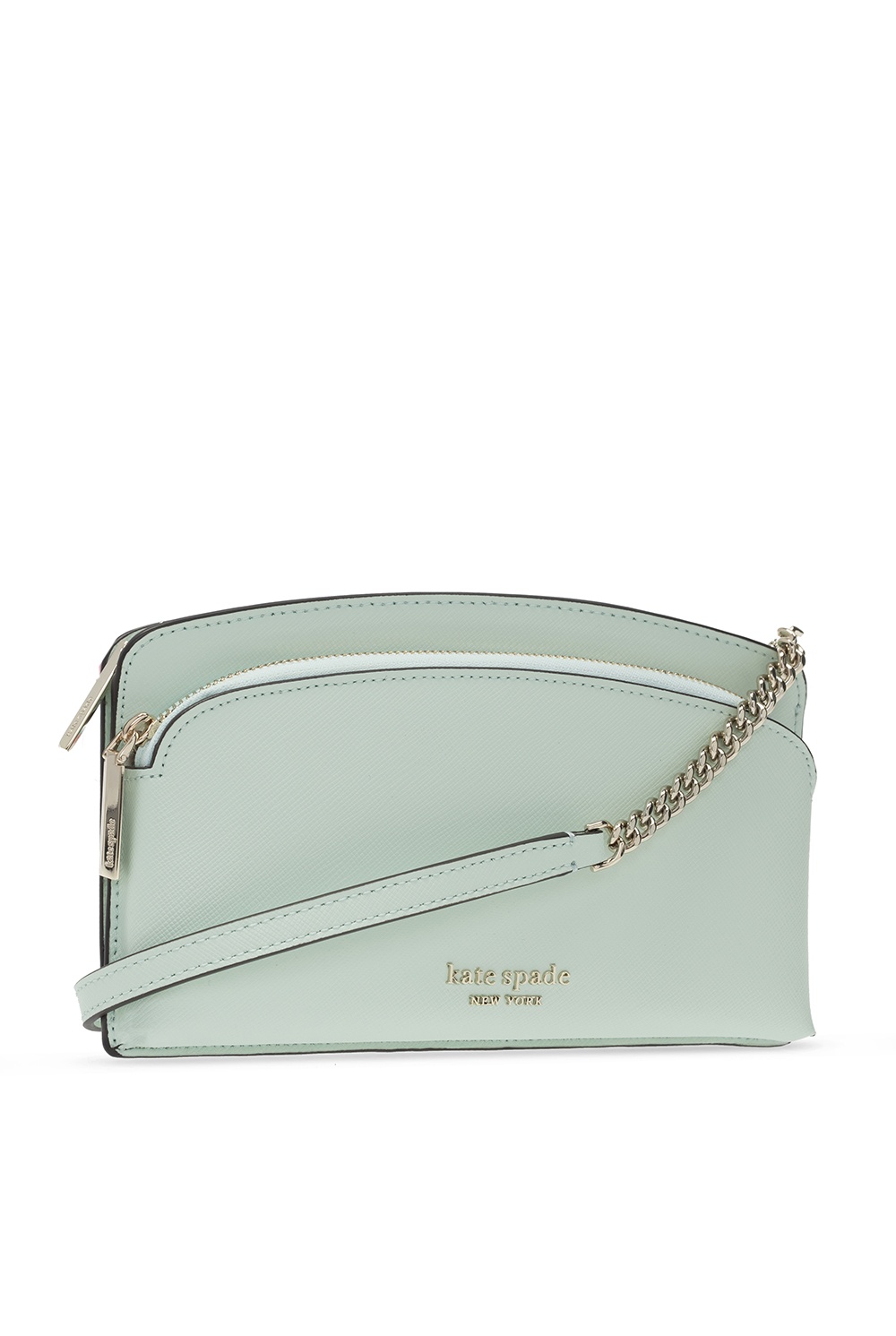 Kate Spade Green Leather Spencer Zip Crossbody Bag Kate Spade