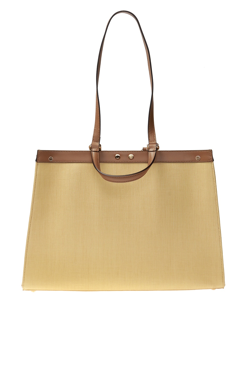 FENDI: tote bags for woman - Sand