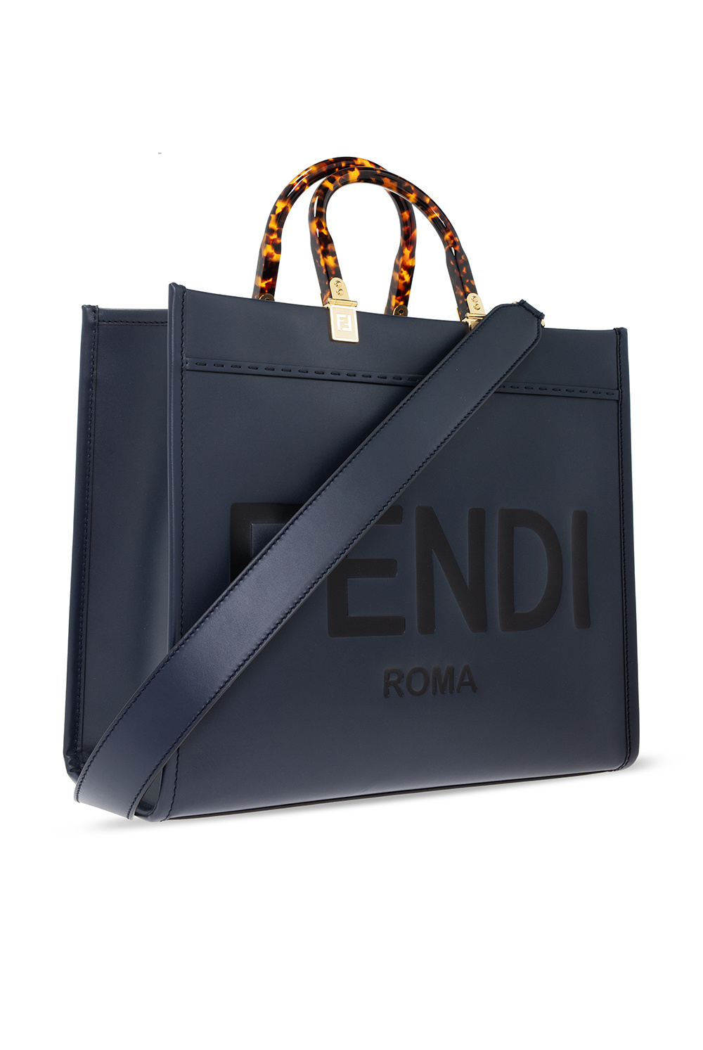 Versace Pre-owned x Fendi Medium Sunshine Shopper Tote Bag