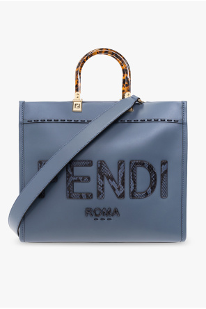 Fendi embossed logo monogram buckle belt