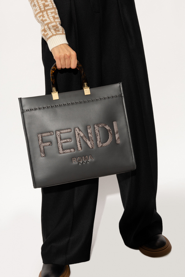 fendi track ‘Sunshine Medium’ shopper bag