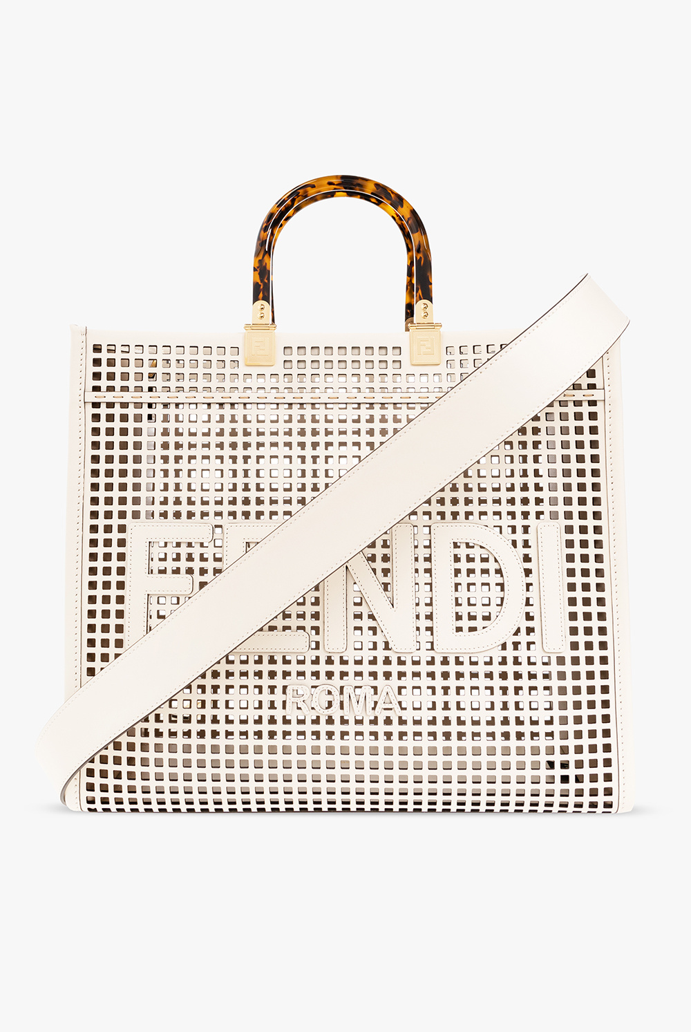 Fendi - Sunshine Large Straw Shopping Bag