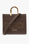 Fendi Pre-Owned Peekaboo medium model handbag in grey leather