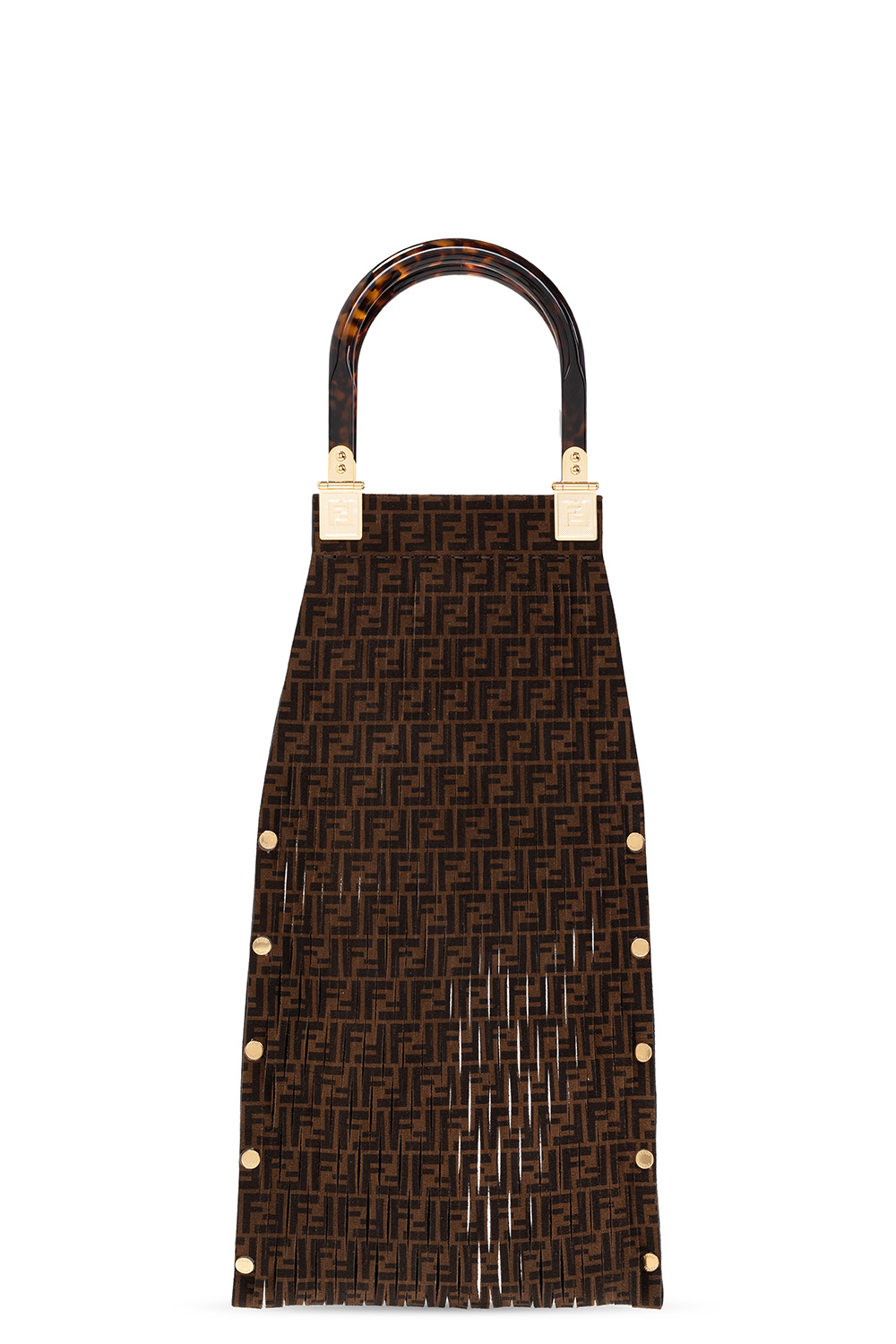 Fendi 'fendi embossed ff motif panel backpack