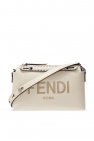Fendi logo-plaque sleeveless dress Nero