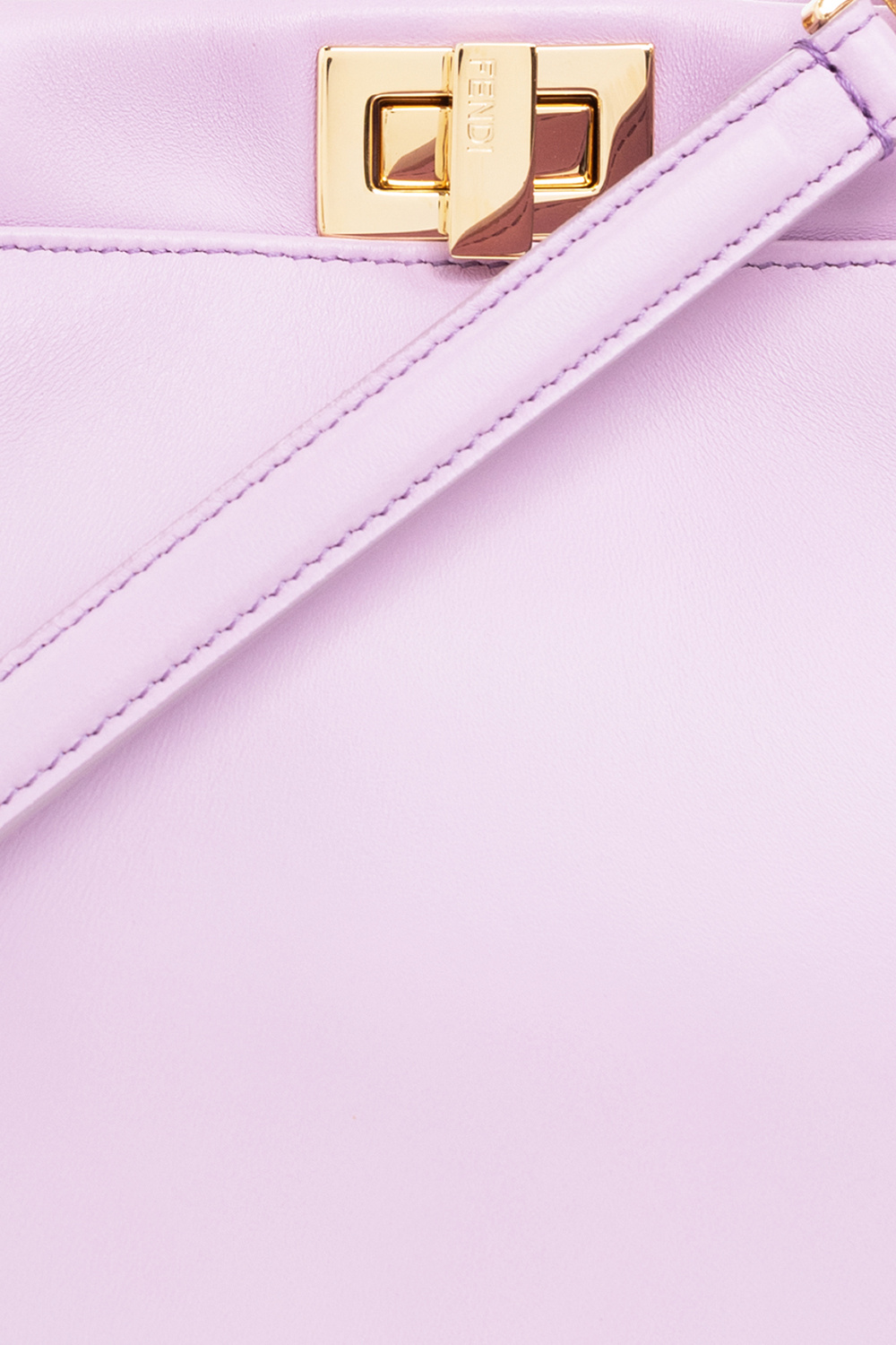 Fendi F Logo Lavanda Pink Leather Card Case Wallet