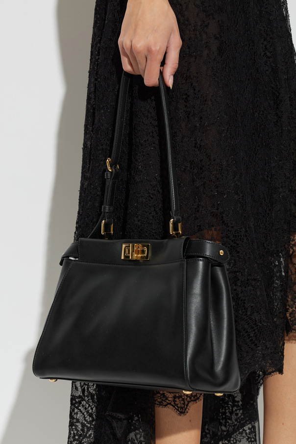 Fendi Bolso de cuero ‘Peekaboo Small’