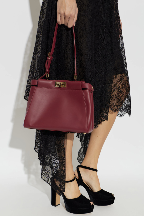 Fendi Bolso de cuero ‘Peekaboo Small’