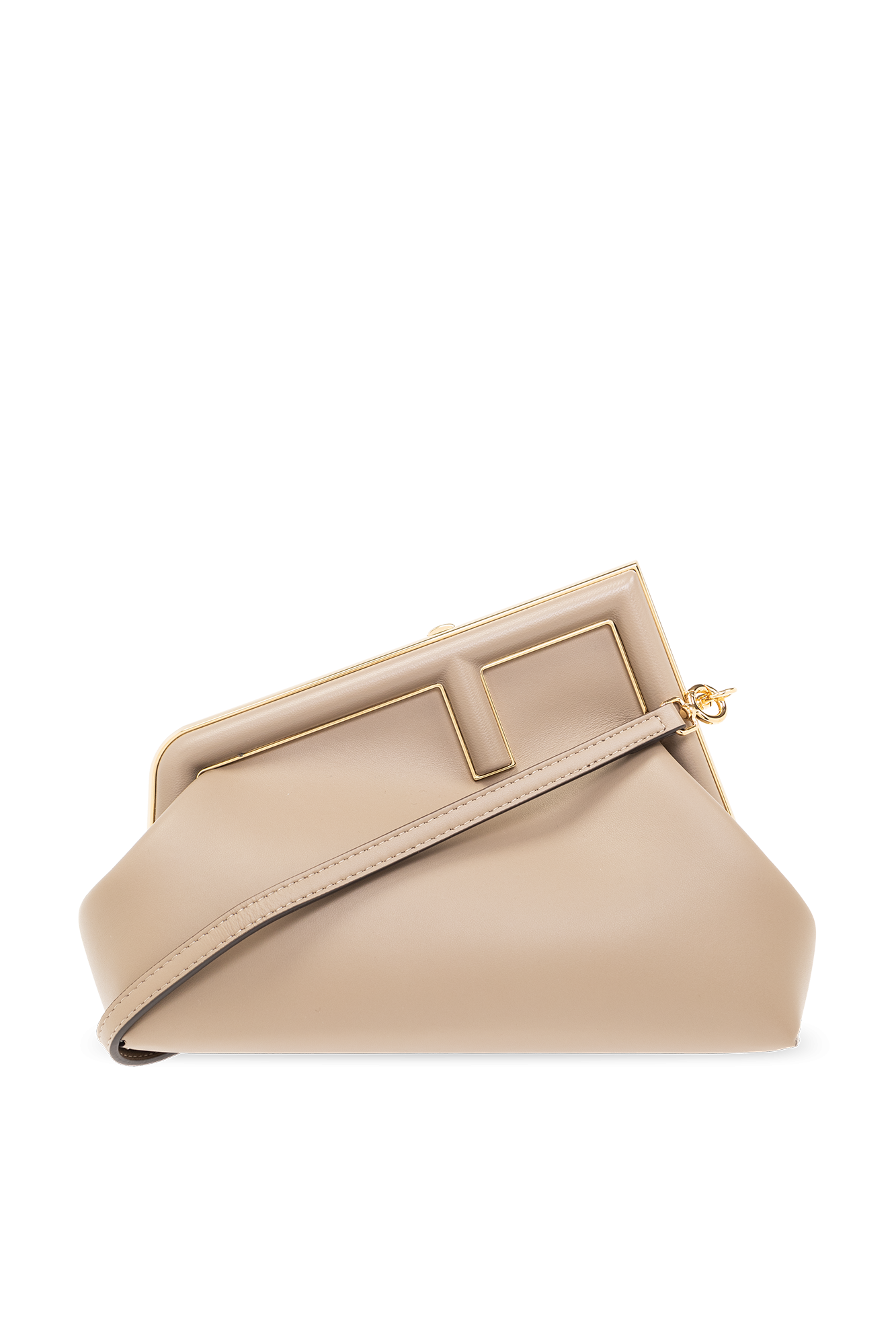 Fendi First Small - Brown leather bag