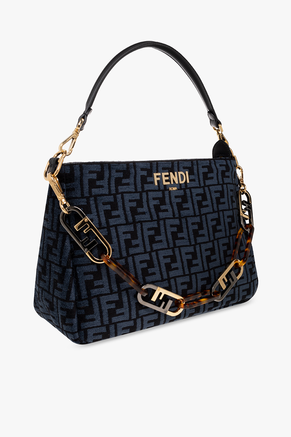 fendi scarf ‘O'Lock Zip’ shoulder bag