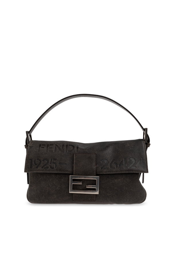 Leather 'Baguette' bag in 'vintage' style od Fendi