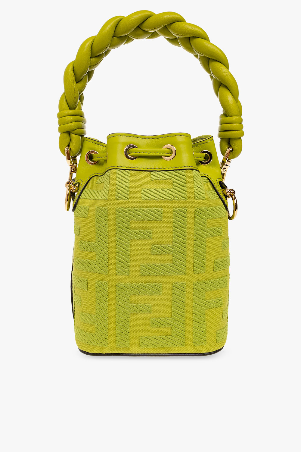Fendi Mon Tresor Bag In Canvas in Green