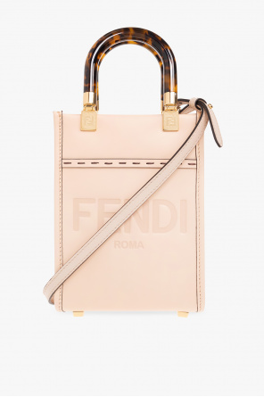 Fendi FF logo-motif zip-detail crossbody bag