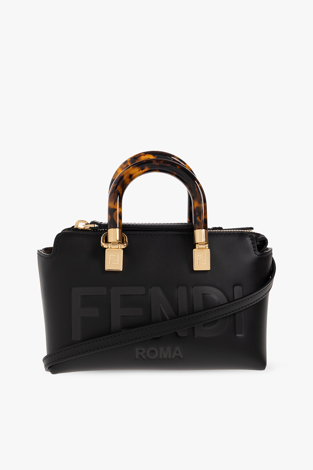 FENDI: By The Way bag in leather - Black  Fendi mini bag 8BS067ABVL online  at