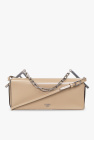 Fendi logo-print check bag strap