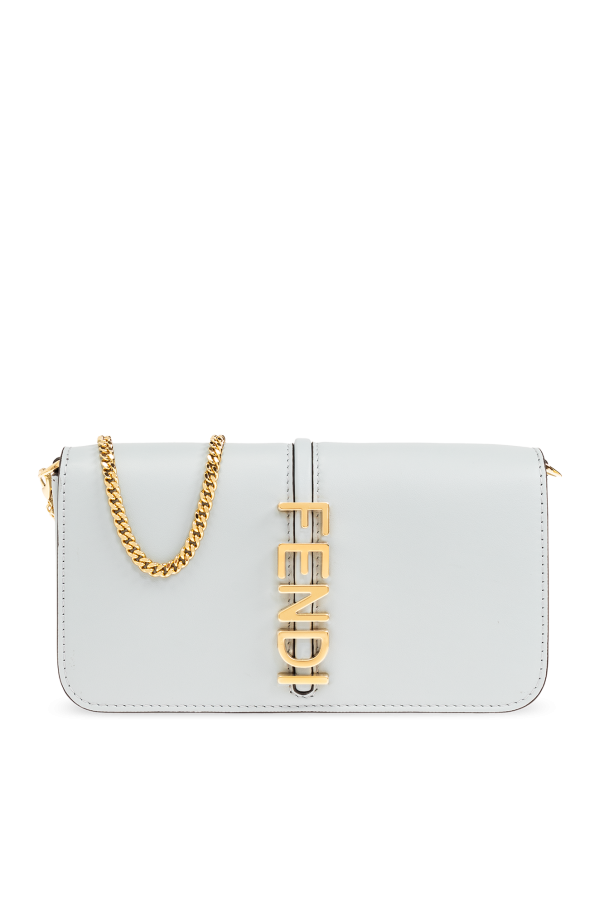 Fendi ‘Fendigraphy’ wallet with chain