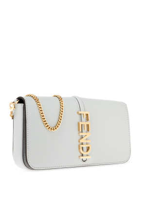 Fendi ‘Fendigraphy’ wallet with chain